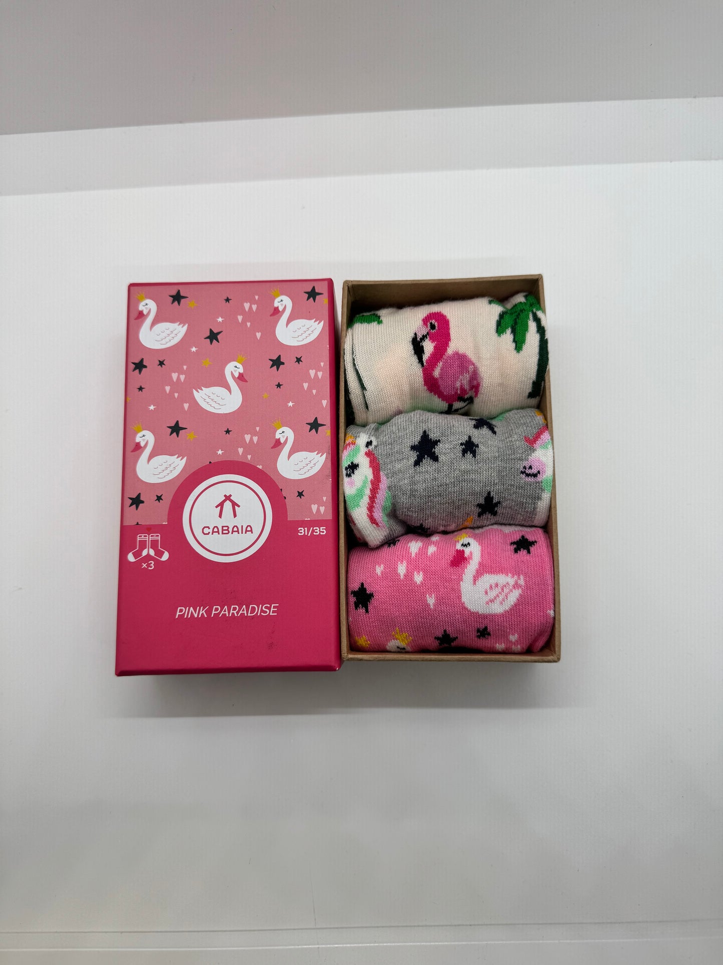 Box calze bimba - Pink paradire