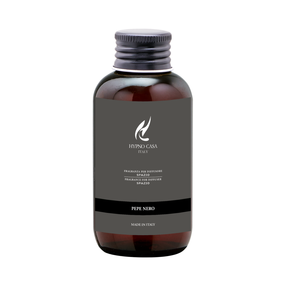 Flacone ricarica diffusore Hypno Casa Pepe Nero 100ml – profumo ambiente speziato ed elegante