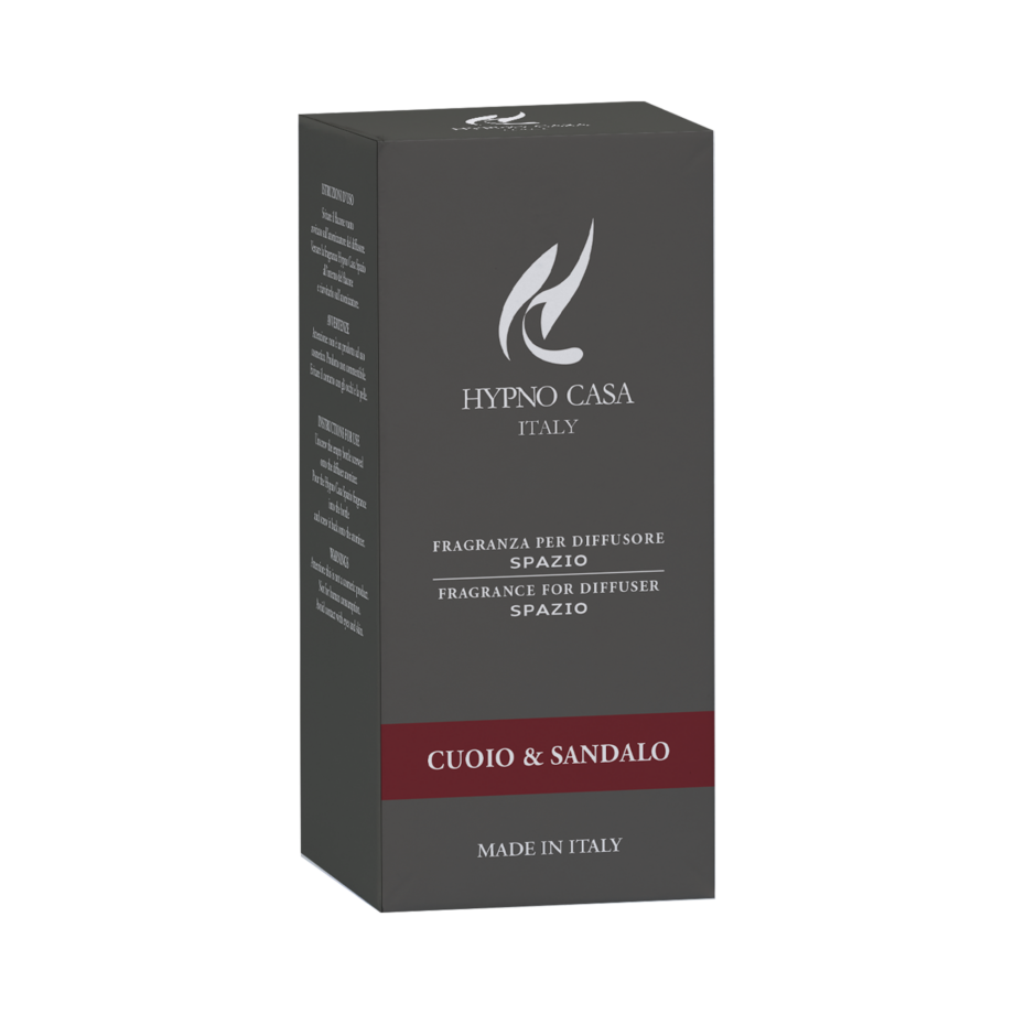 Ricarica Diffusore Ambiente Hypno Casa Cuoio & Sandalo – Eleganza Dark