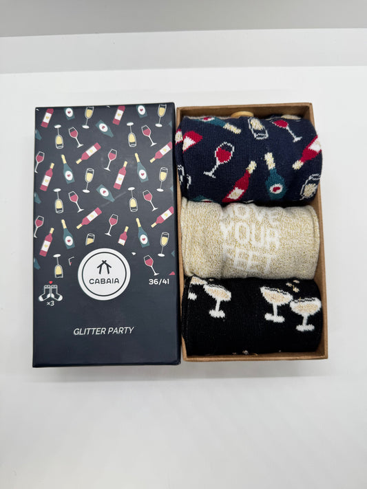 Box calze donna - Glitter Party