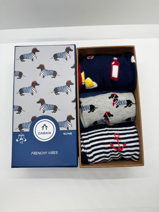Box calze uomo - Frenchy vibes