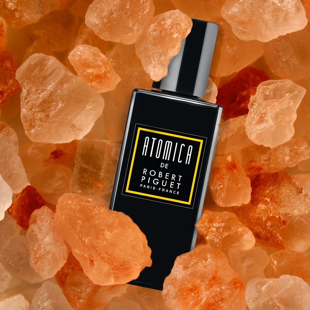 Flacone profumo Atomica Robert Piguet Eau de Parfum 100 ml legnoso aromatico con zenzero, ambra e muschio