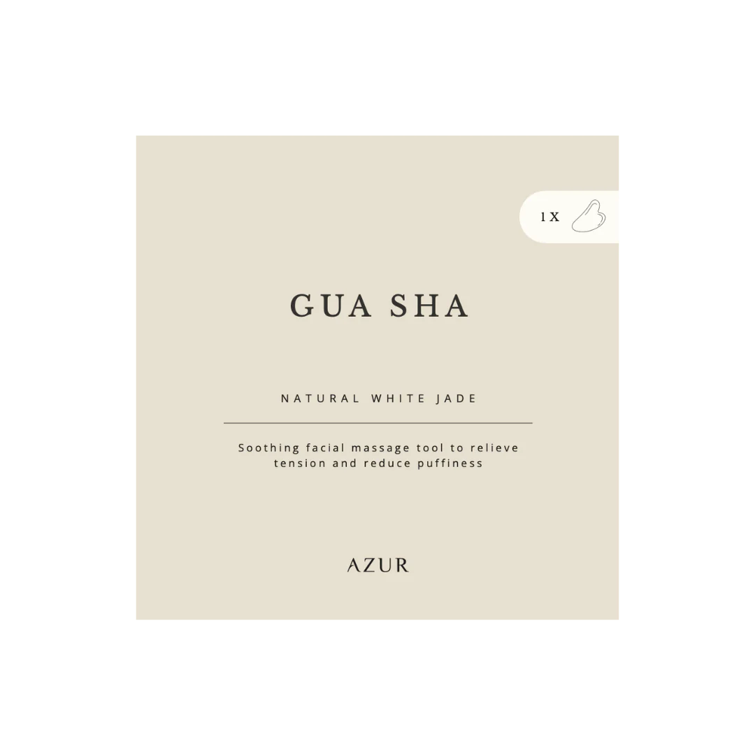 Gua Sha AZUR in pietra naturale per massaggio viso e skincare routine