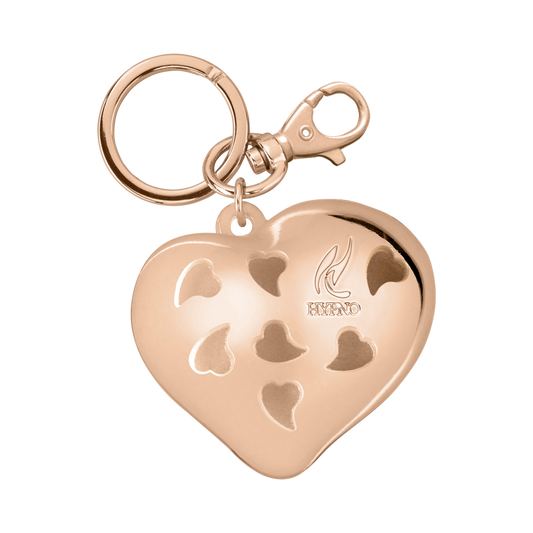 Portachiavi profumato a cuore rame Hypno Casa con confezione elegante, fragranza Orchidea Nera, idea regalo originale su bettistyle.it