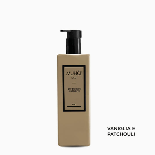 Sapone mani MUHÀ Vaniglia e Patchouli bionaturale nutriente e profumato